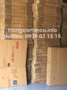 kho thùng carton cũ giá rẻ