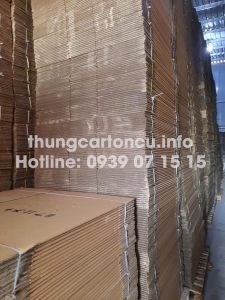 Kho thùng carton cũ giá rẻ
